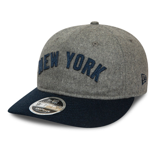 New York Yankees Grey 9FIFTY Retro Crown Cap - DANYOUNGUK