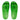 Prada Green Rubber Logo Sliders - DANYOUNGUK