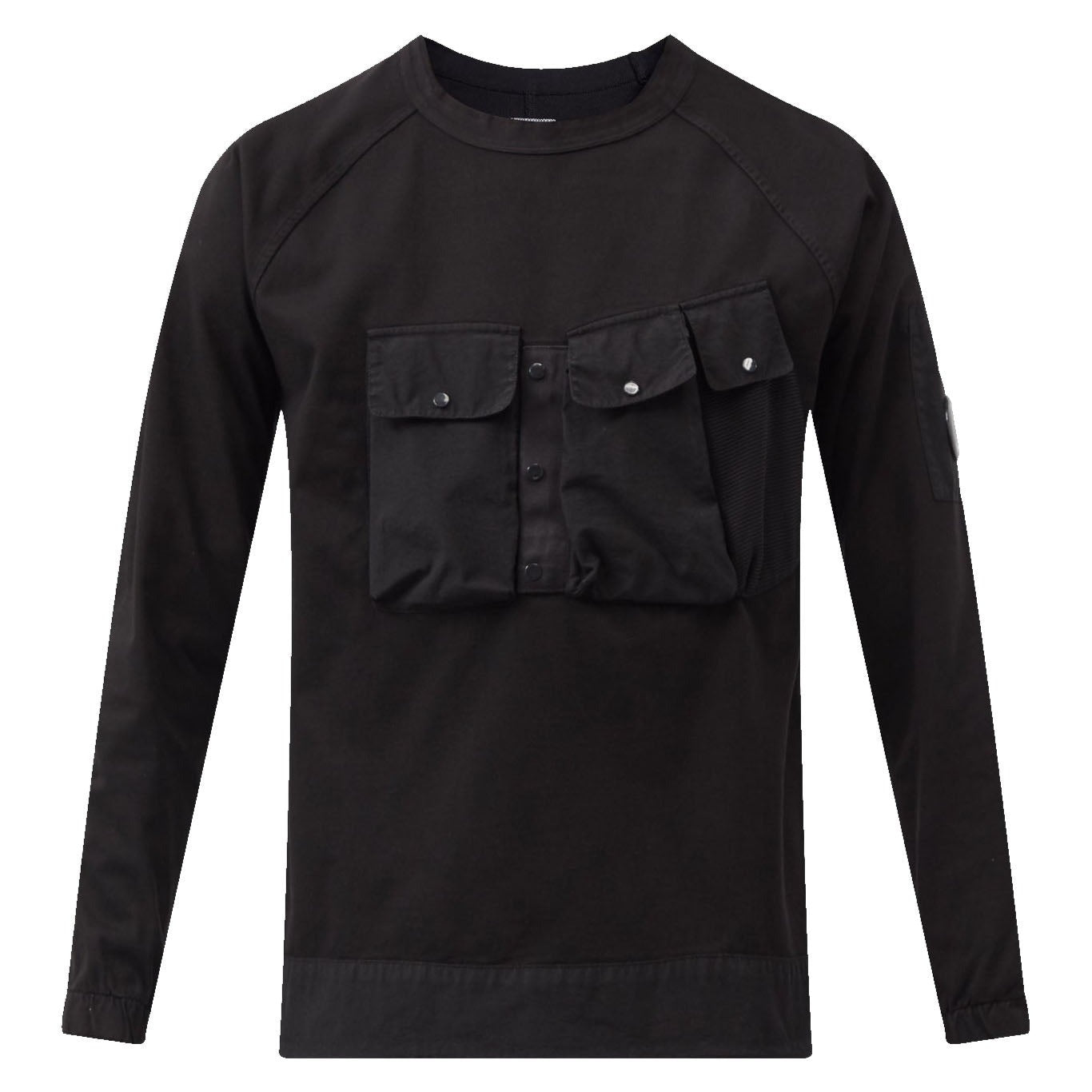 C.P. Company Black Utility Sweatshirt - DANYOUNGUK