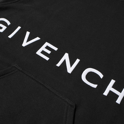 Givenchy Black Classic Logo Hoodie - DANYOUNGUK