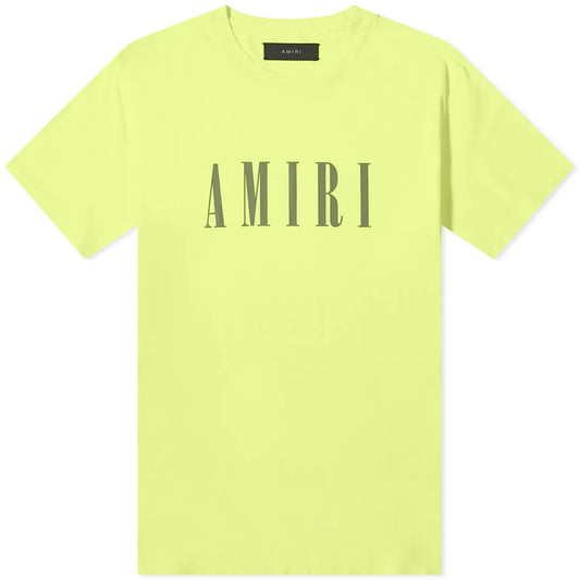 Amiri Lime Logo T-Shirt - DANYOUNGUK