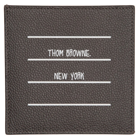Thom Browne Grey Cardholder - DANYOUNGUK
