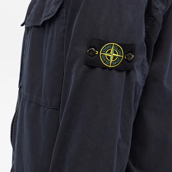 Stone Island Navy Double Pocket Overshirt - DANYOUNGUK