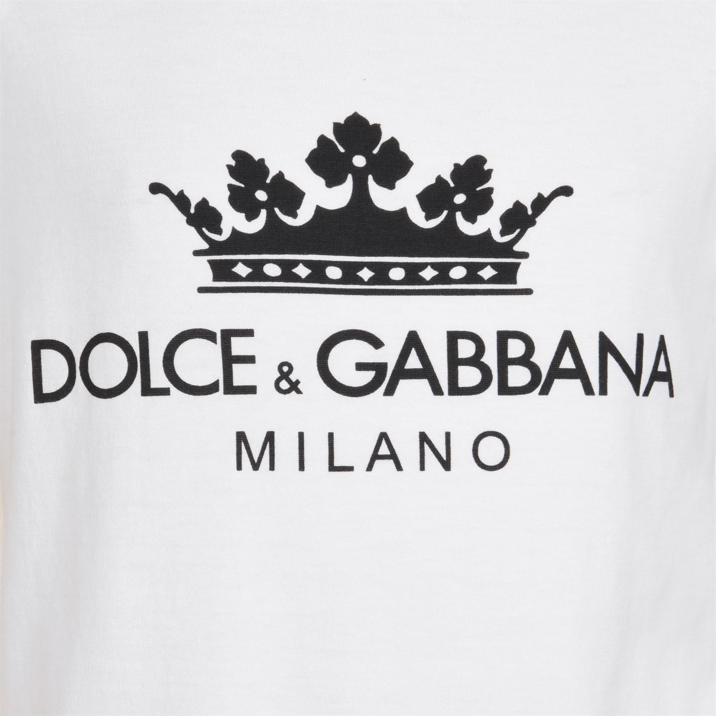 Dolce and gabbana discount milano logo t shirt