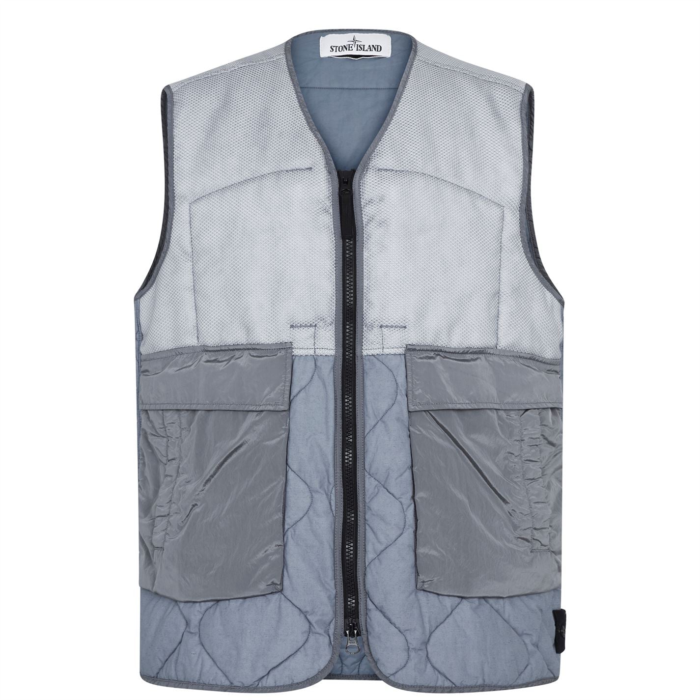 Stone Island Grey Nylon Metal Bodywarmer - DANYOUNGUK