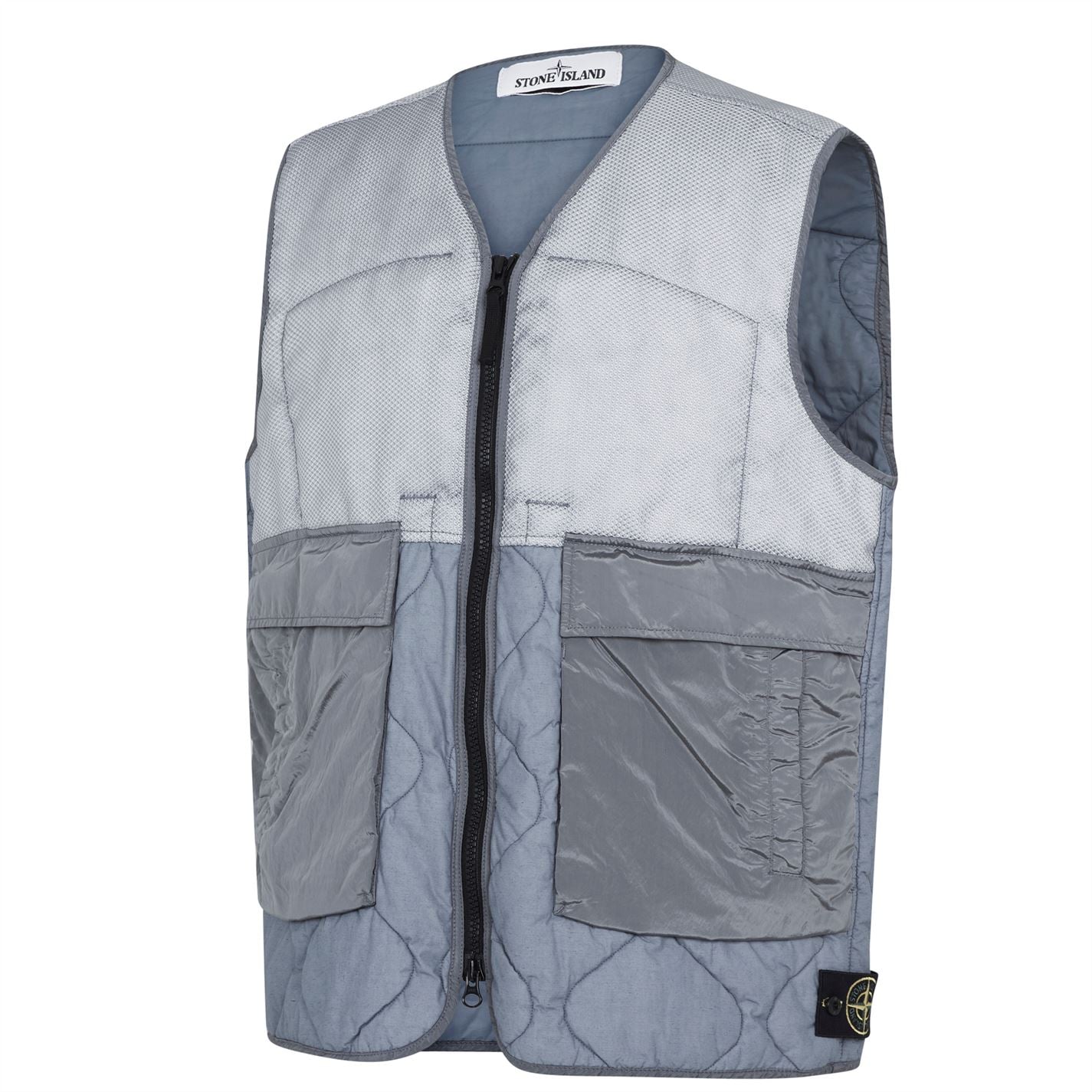 Stone Island Grey Nylon Metal Bodywarmer - DANYOUNGUK