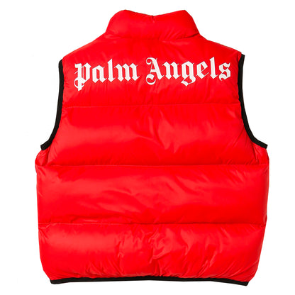 Palm Angels Red Logo Bodywarmer - DANYOUNGUK