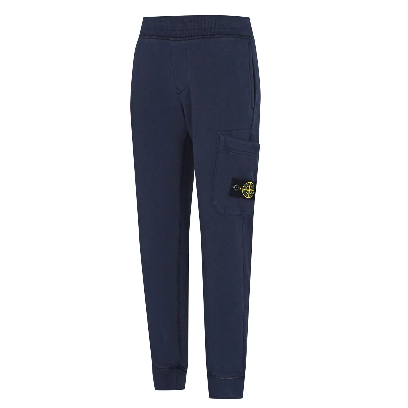 Blue stone island joggers sales