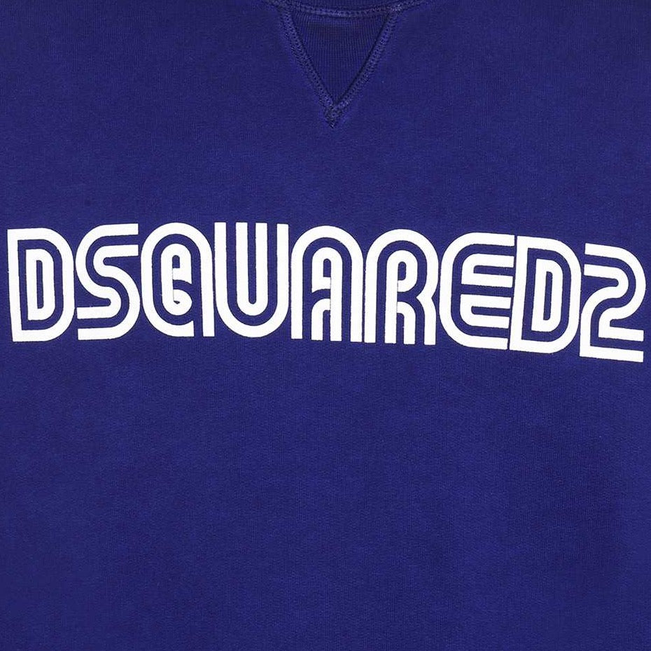 DSQUARED2 Blue Outline Logo Sweatshirt - DANYOUNGUK