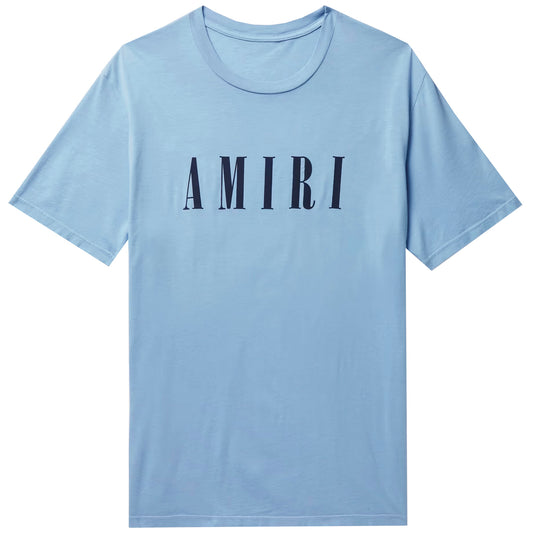 Amiri Blue Logo T-Shirt - DANYOUNGUK