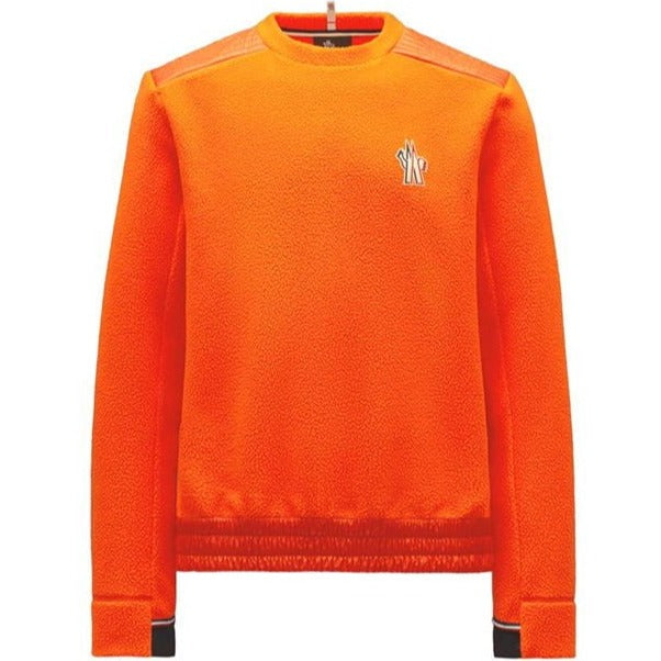 Moncler Orange Logo Maglia Sweatshirt - DANYOUNGUK