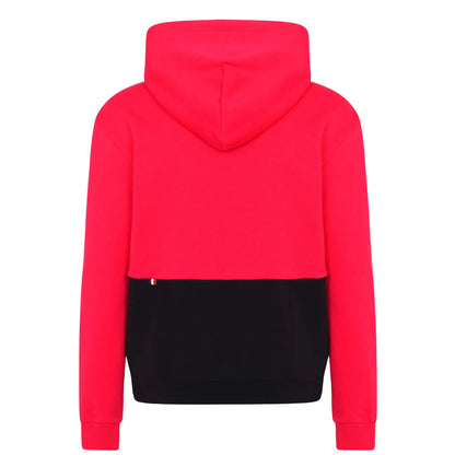Moncler Red Panel Logo Hoodie - DANYOUNGUK