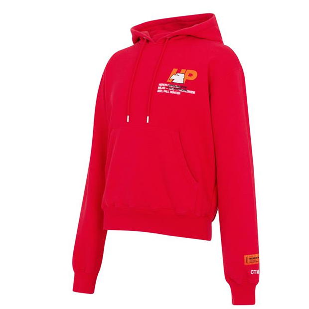 Heron Preston Red Logo Hoodie - DANYOUNGUK