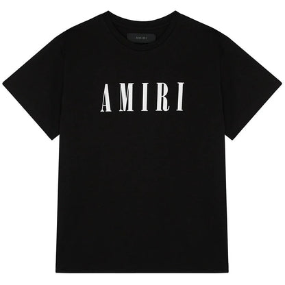 Kids Amiri Black Logo T-Shirt - DANYOUNGUK