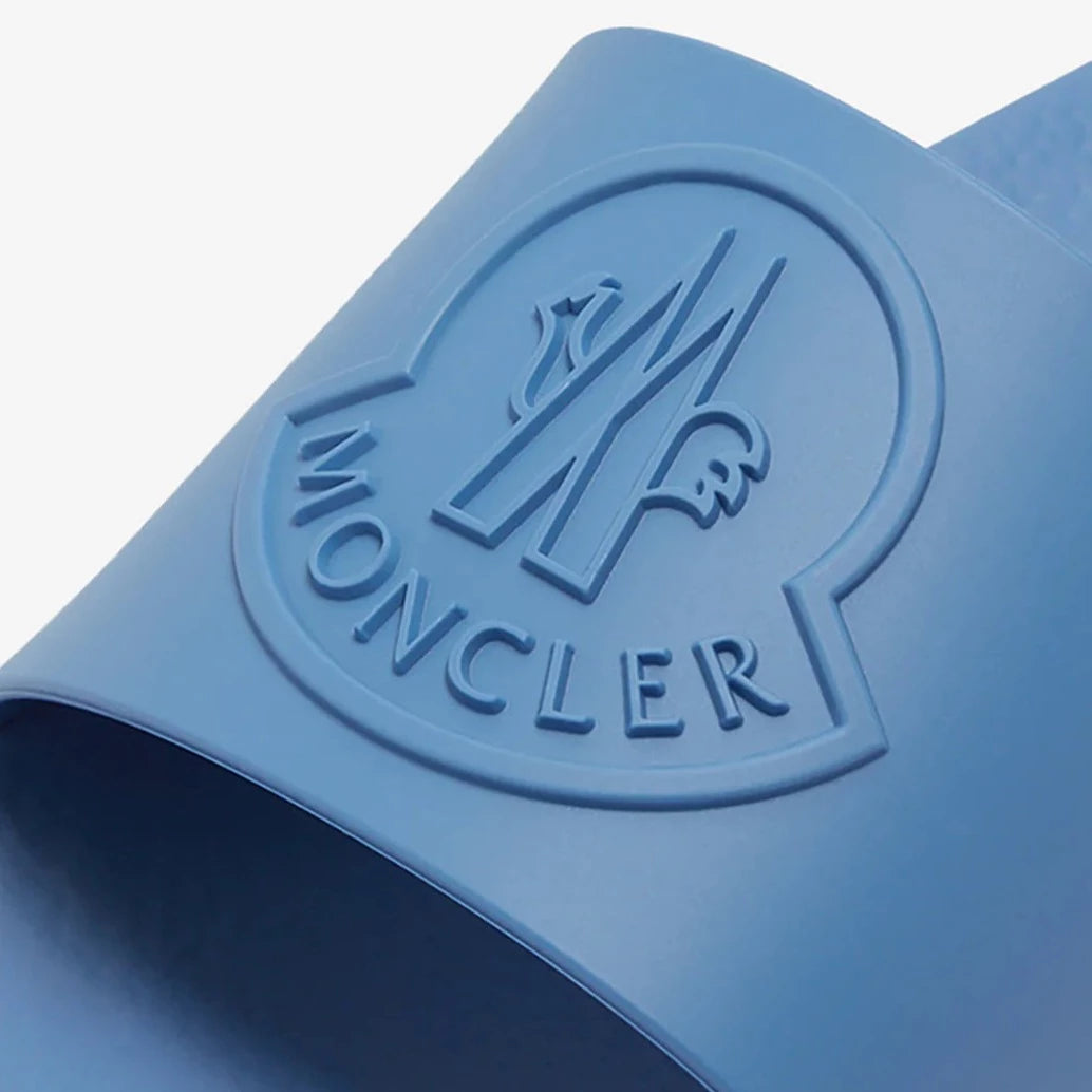 Moncler Blue Logo Sliders - DANYOUNGUK