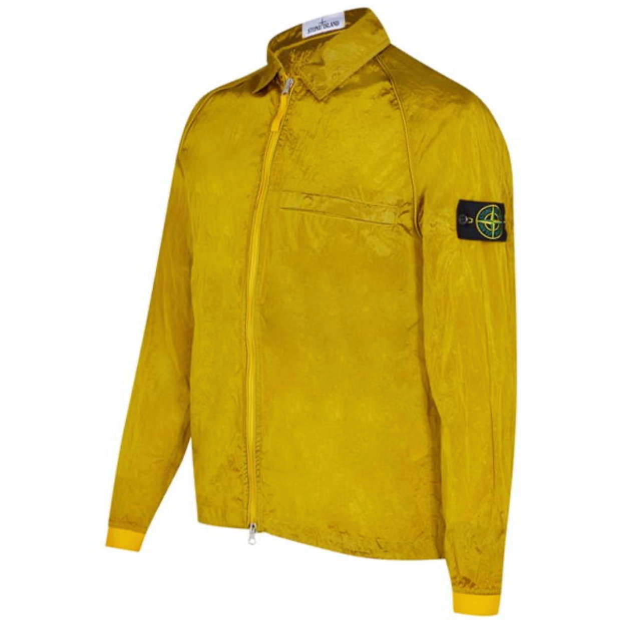 Stone island nylon metal 2025 overshirt yellow