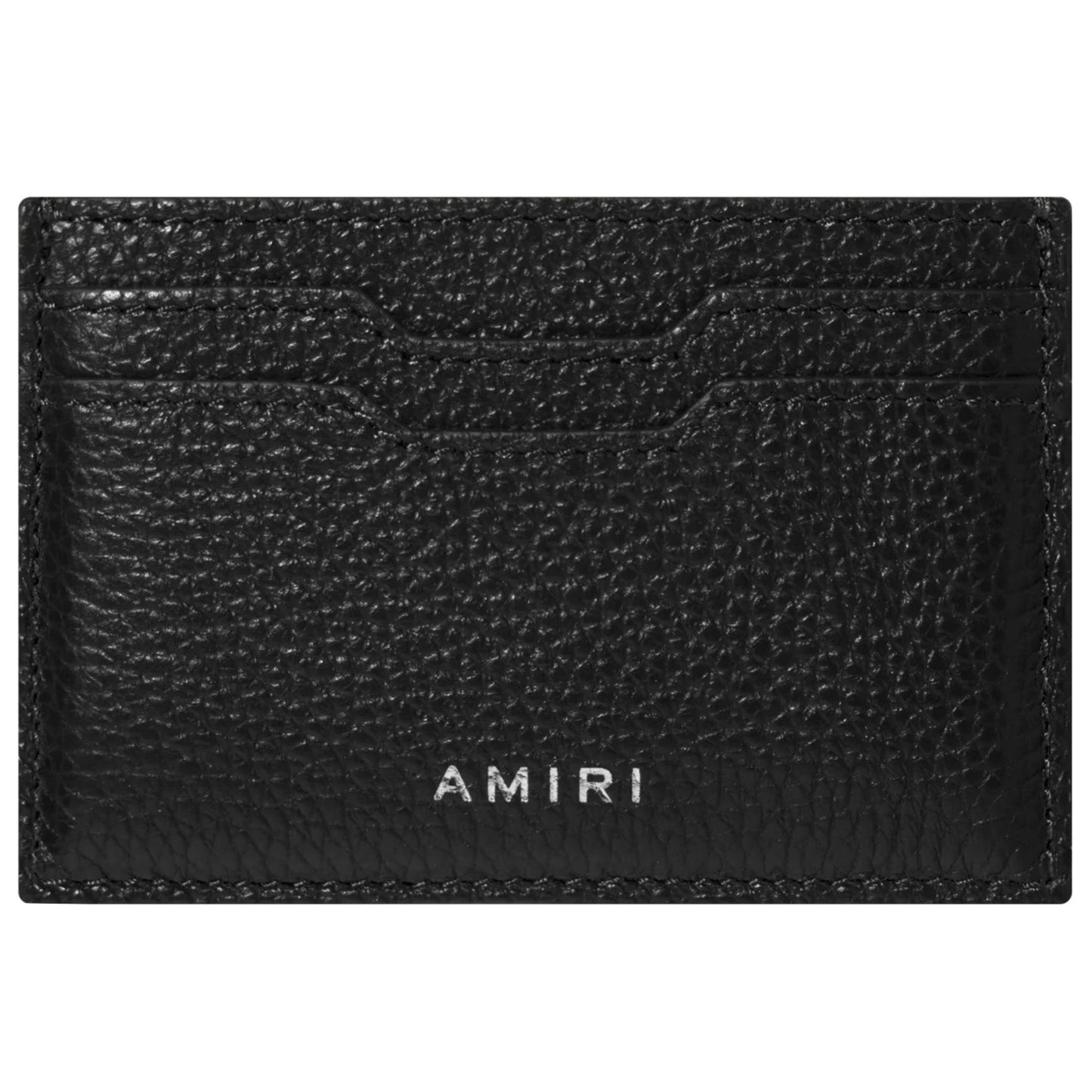 Amiri Black Leather Logo Cardholder - DANYOUNGUK