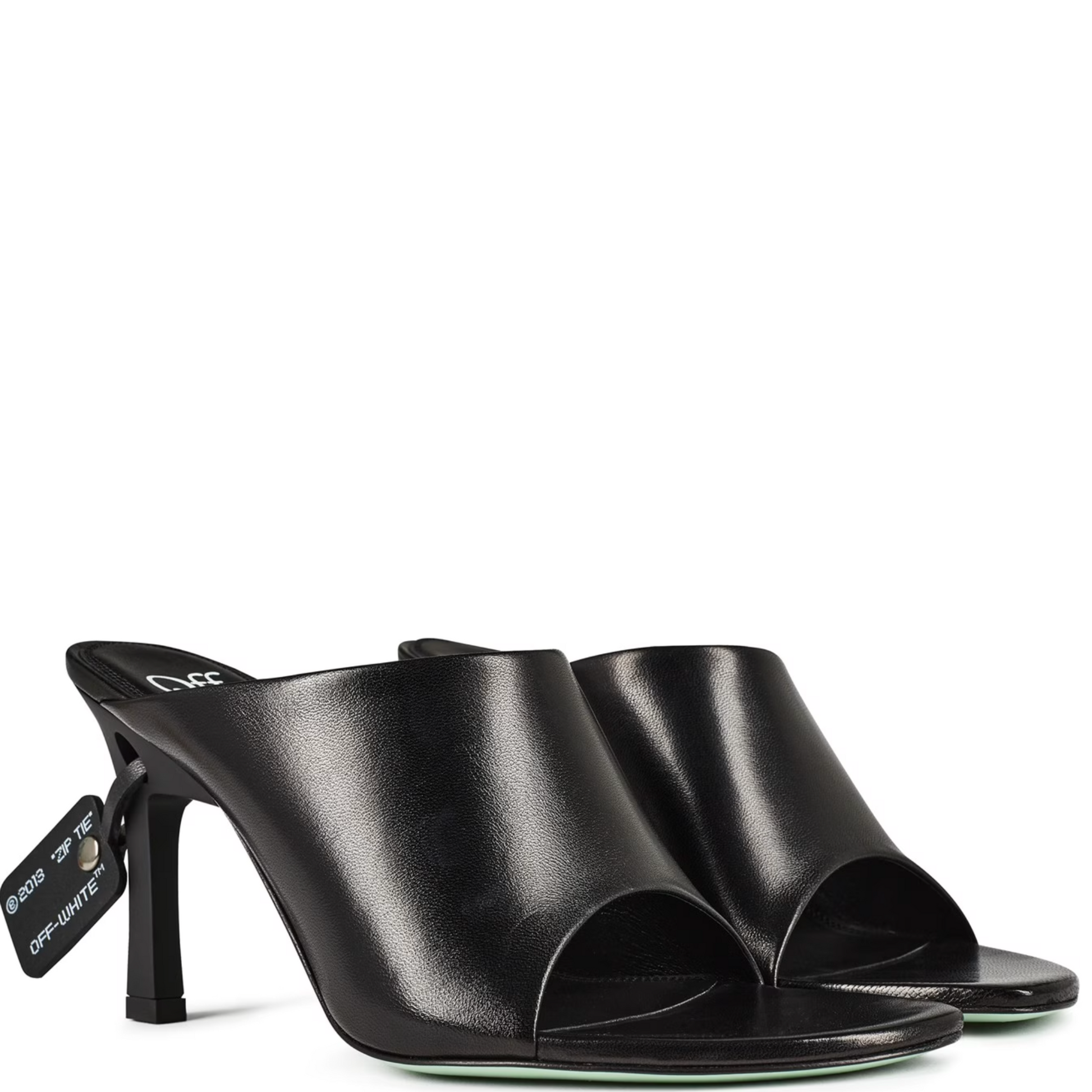 Womens Off-White Meteor Heeled Mule - DANYOUNGUK