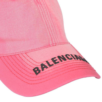 Balenciaga Pink Denim Logo Cap - DANYOUNGUK