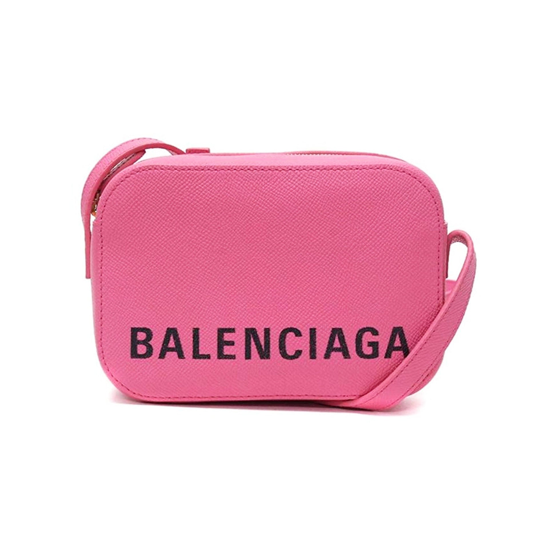Balenciaga Pink Logo Everyday Camera Bag Shoulder Bag Balenciaga 