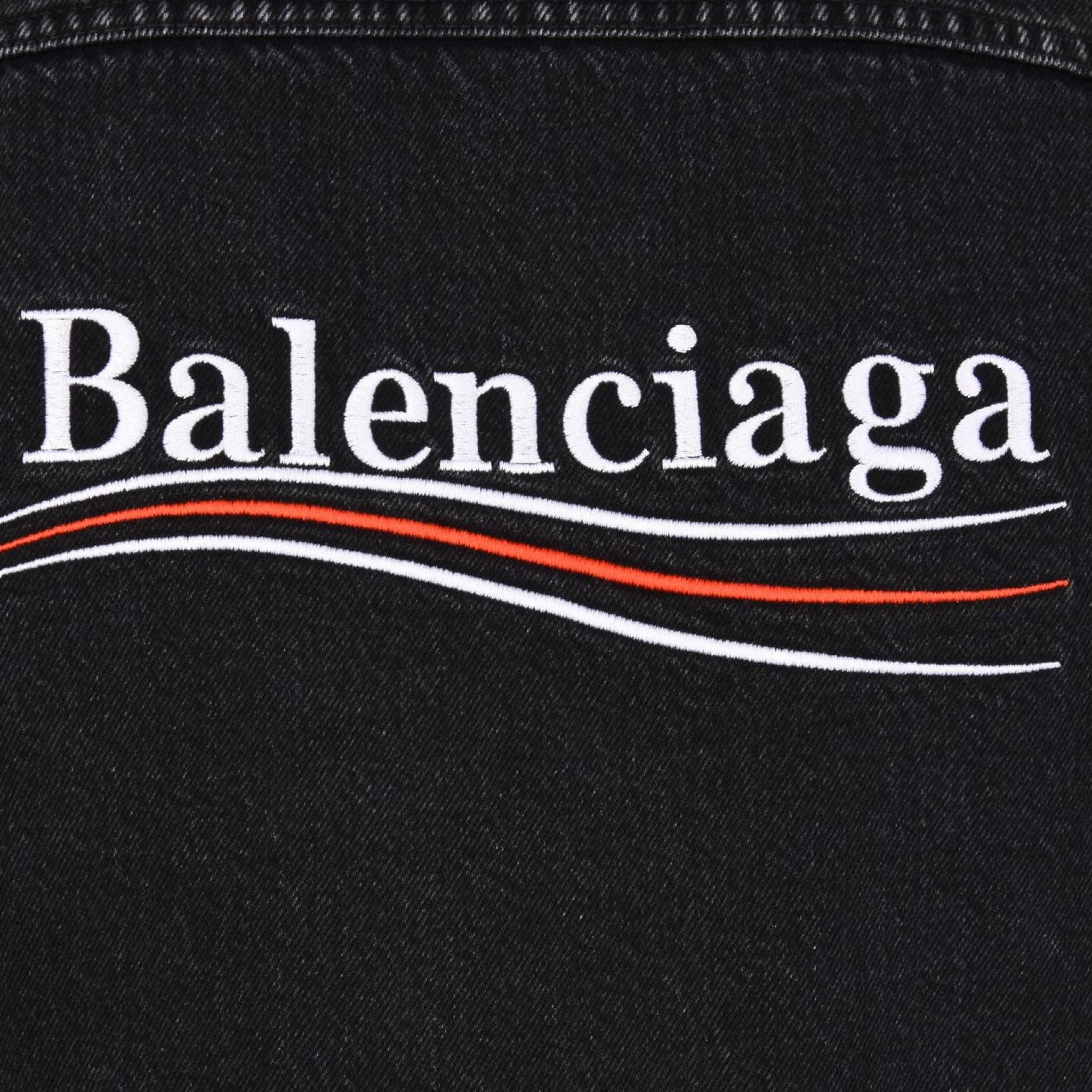 Balenciaga Political Campaign Black Tee  eBay