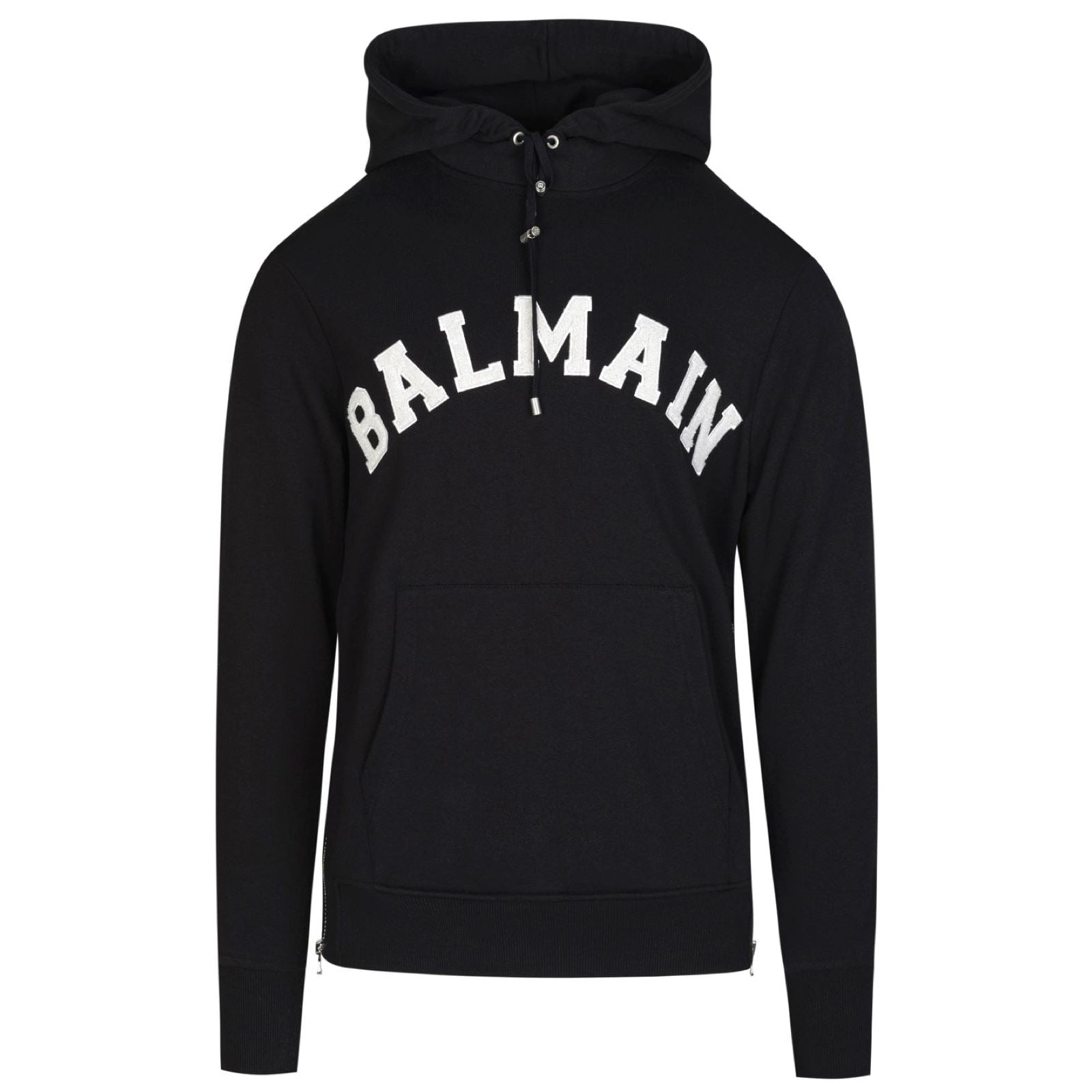 Balmain Black College Logo Hoodie Hoodie Balmain 