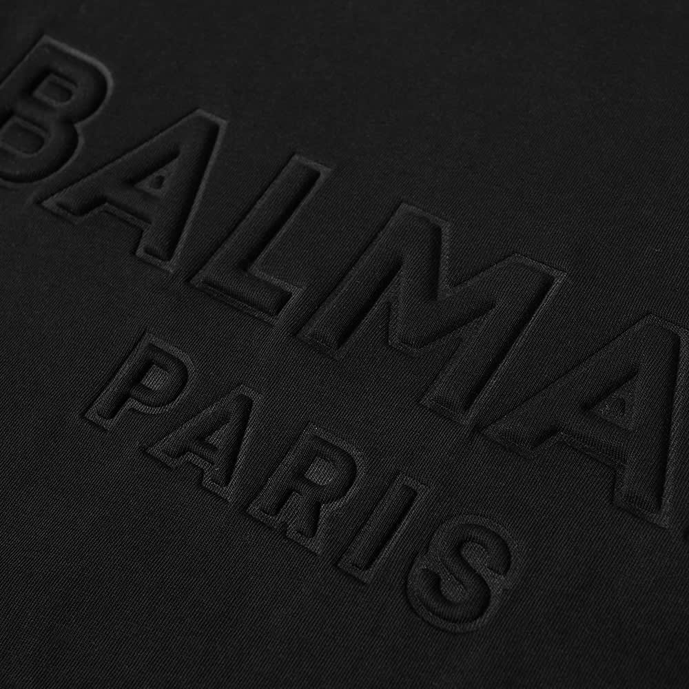 Balmain Black Embossed Logo T-Shirt T-Shirt Balmain 