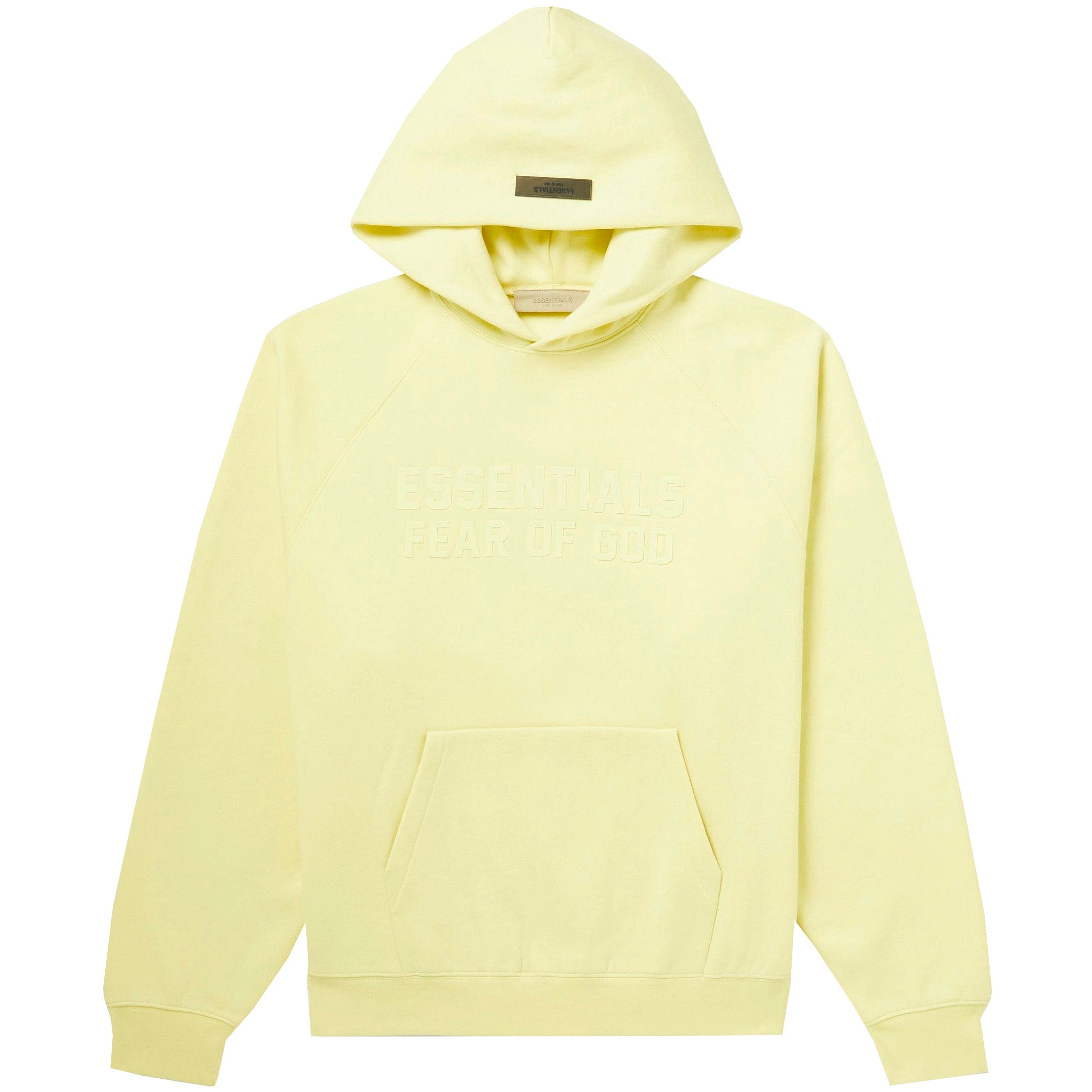 Fear of God Essentials Yellow Hoodie – DANYOUNGUK