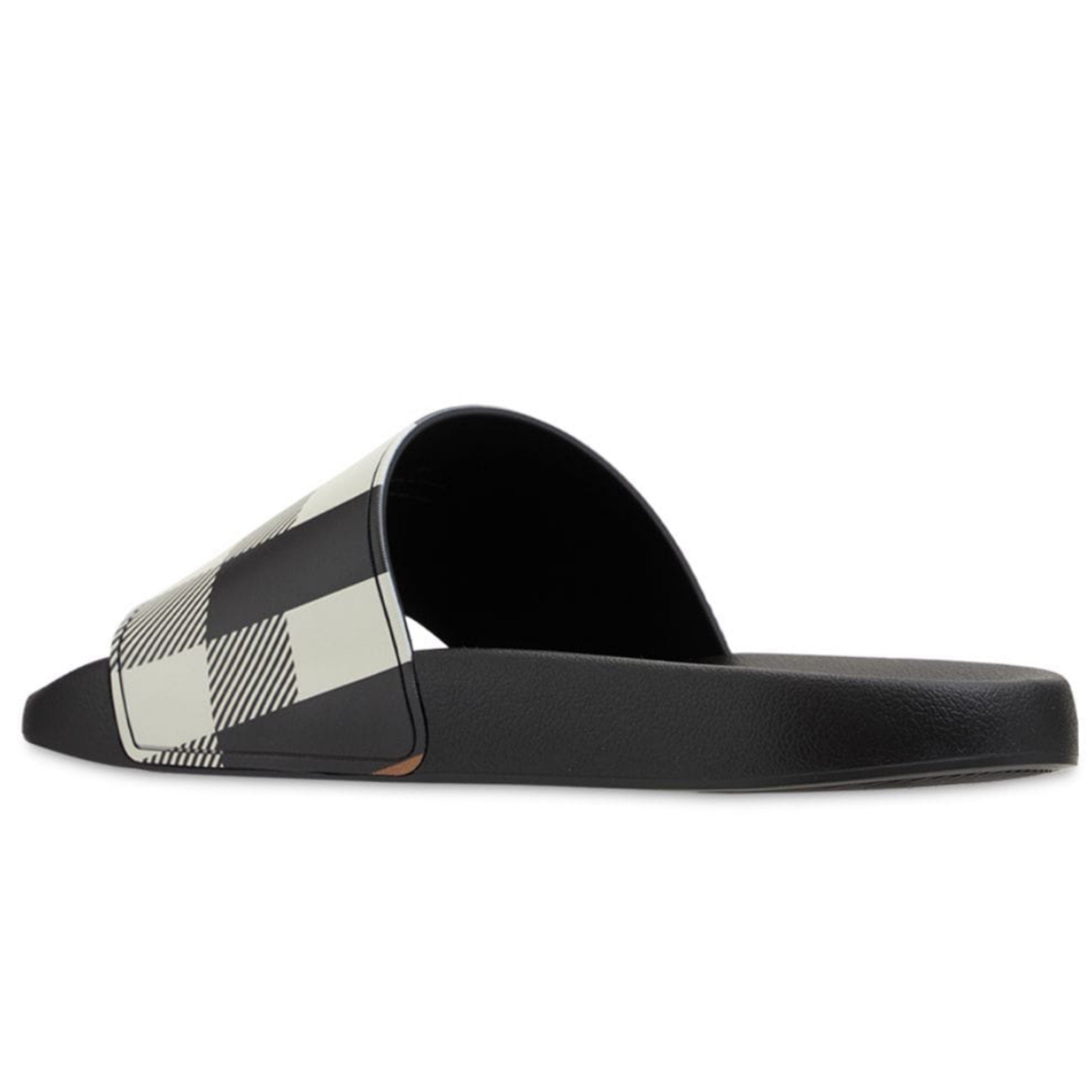 Burberry mens sliders hot sale