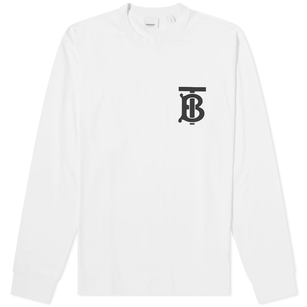 Burberry White Long Sleeve TB T-Shirt Sweatshirt Balmain 