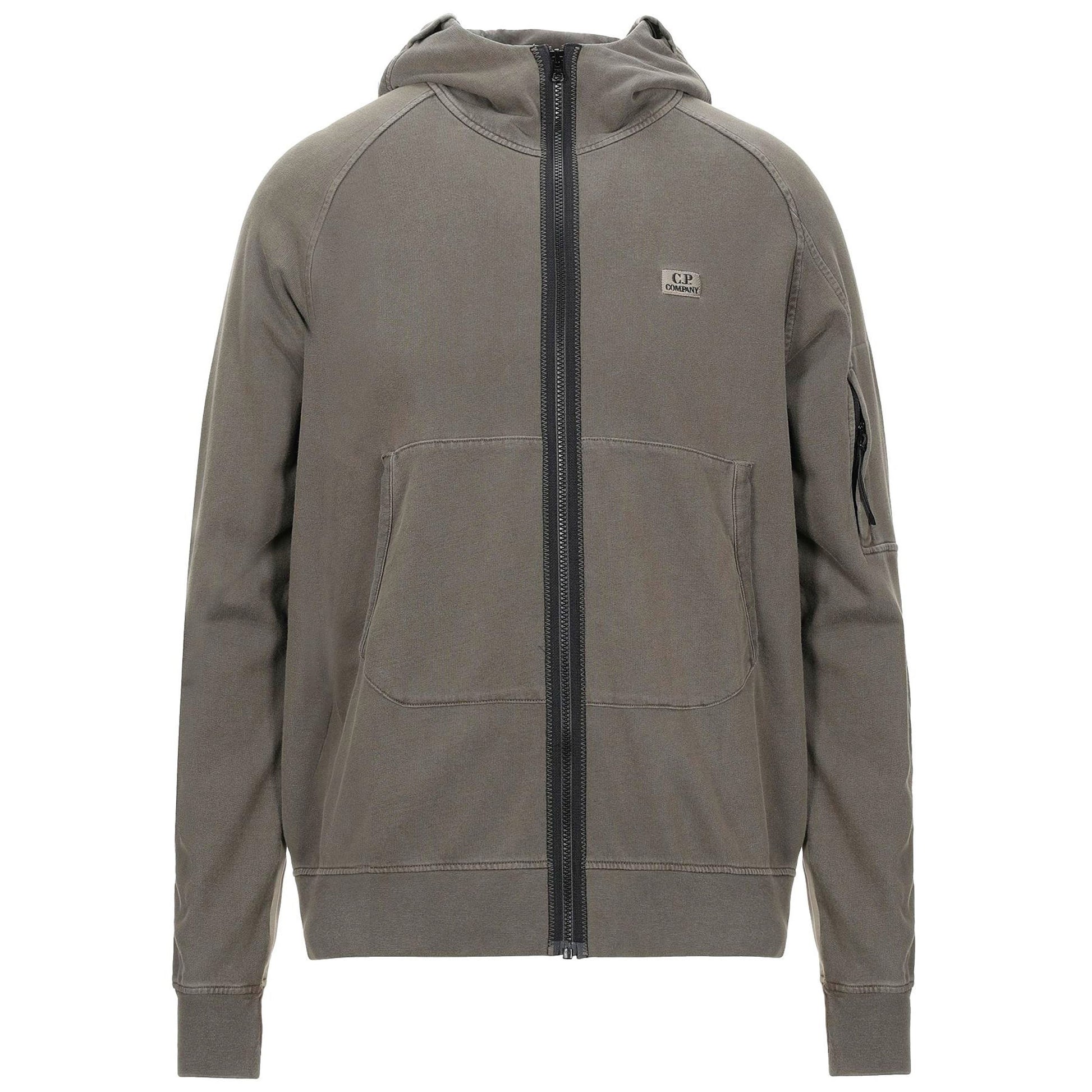 CP Company Grey Embroidered Hoodie Hoodie CP Company 