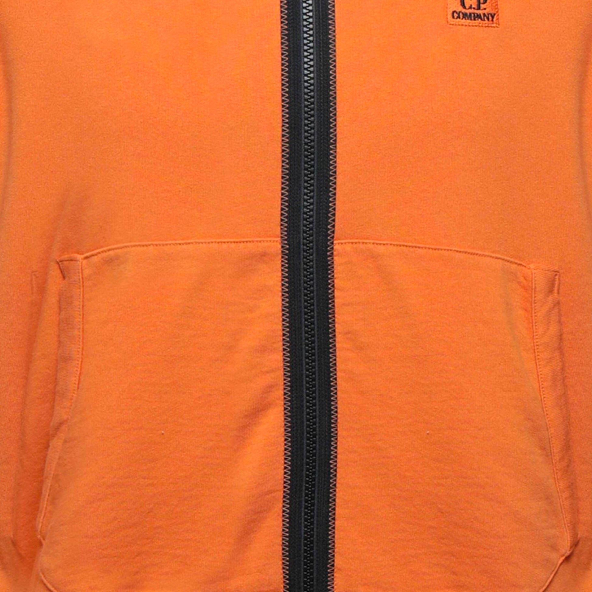CP Company Orange Embroidered Hoodie Hoodie CP Company 
