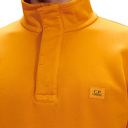 CP Company Orange Stand Collar Sweatshirt Sweatshirt CP Company 