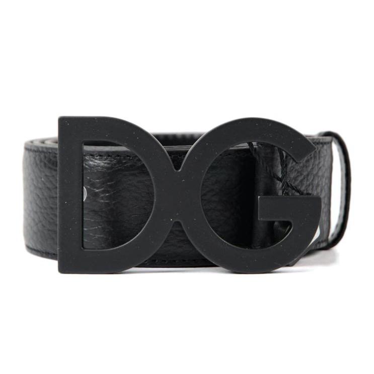 Dolce & Gabbana Black Leather Belt Belt Dolce & Gabbana 
