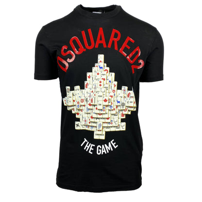 DSQUARED2 'The Game' Black T-Shirt - DANYOUNGUK