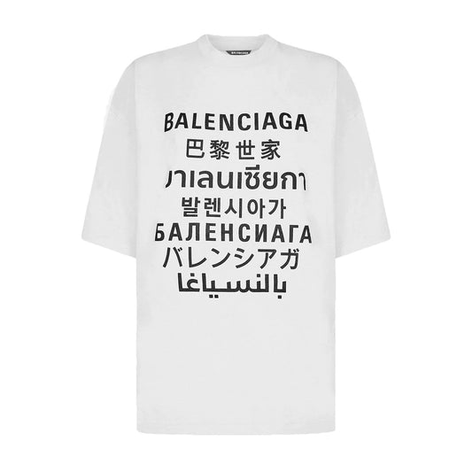 Kids Balenciaga Languages T-Shirt - DANYOUNGUK
