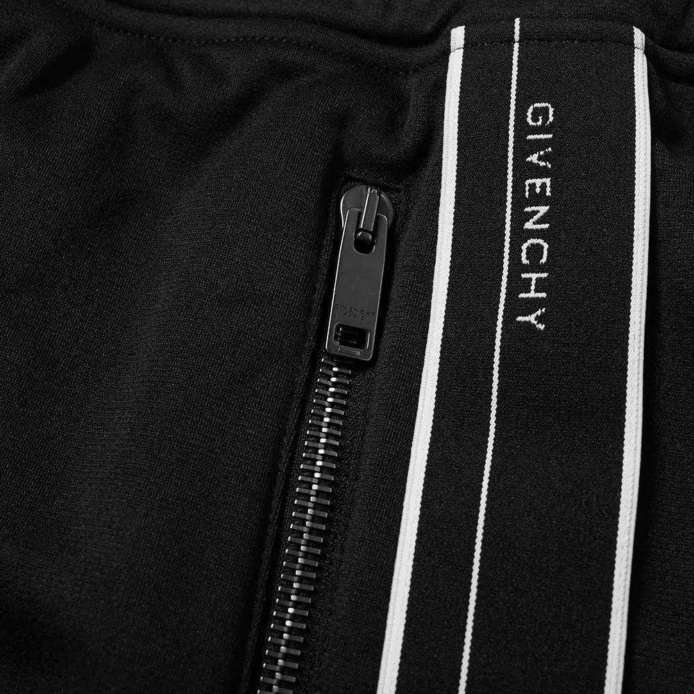 Givenchy Black Tape Logo Shorts Shorts Givenchy 