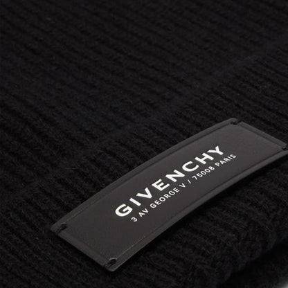 Givenchy Black Wool Beanie Beanie Givenchy 