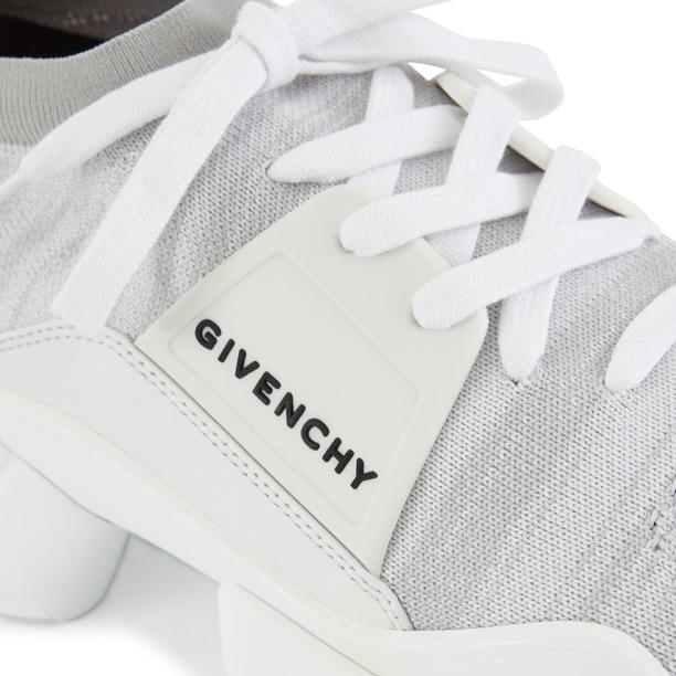 Givenchy White & Grey Sock Sneakers Trainers Givenchy 