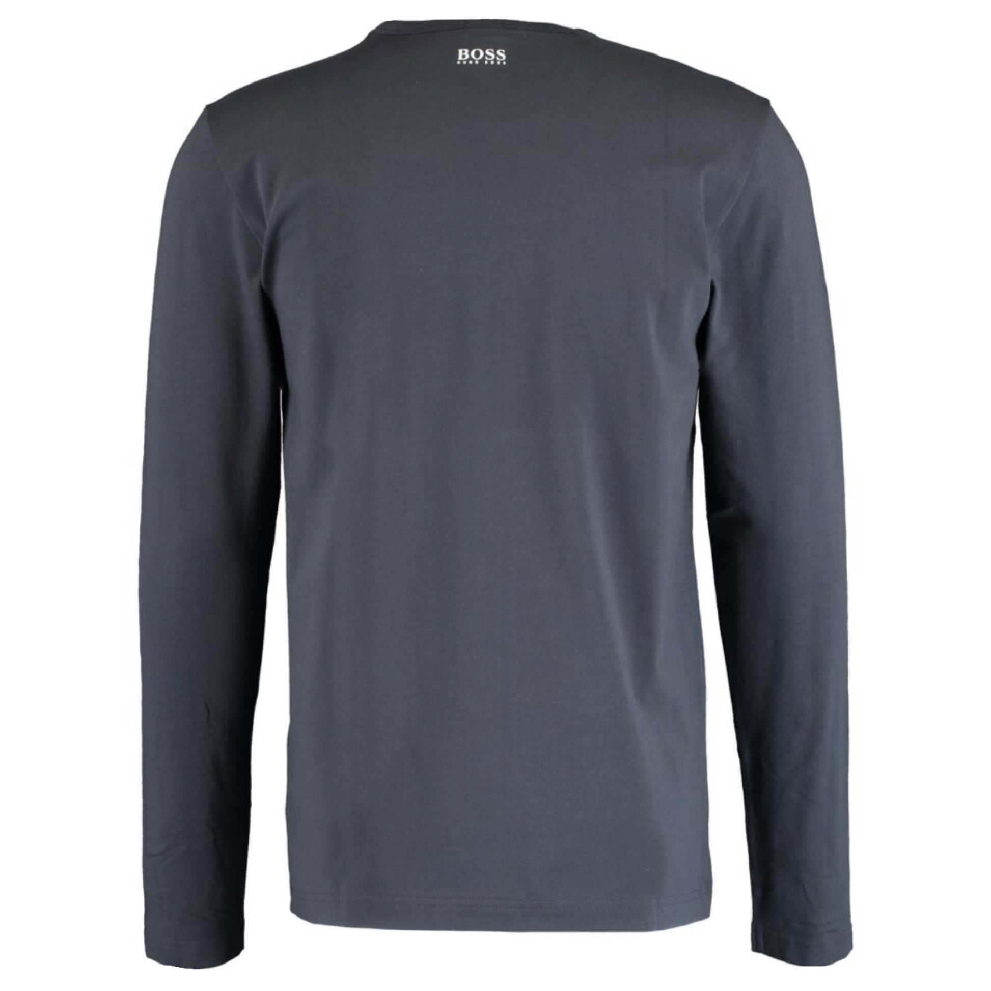 Hugo Boss Navy Printed Long Sleeve T-Shirt T-Shirt Hugo Boss 