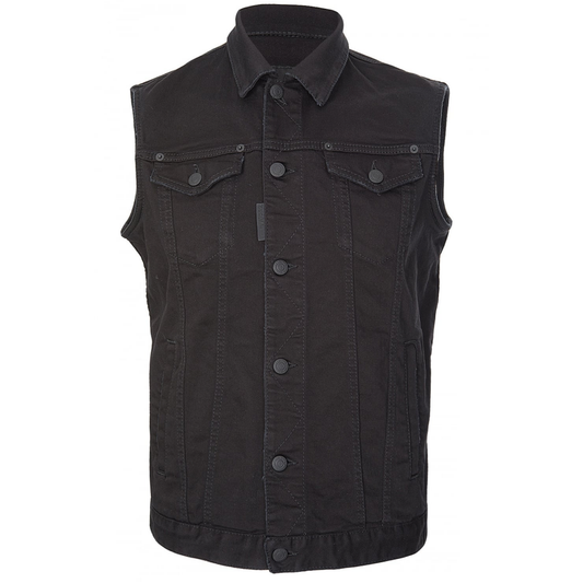 Dsquared2 Jean Vest Gilet Black - DANYOUNGUK