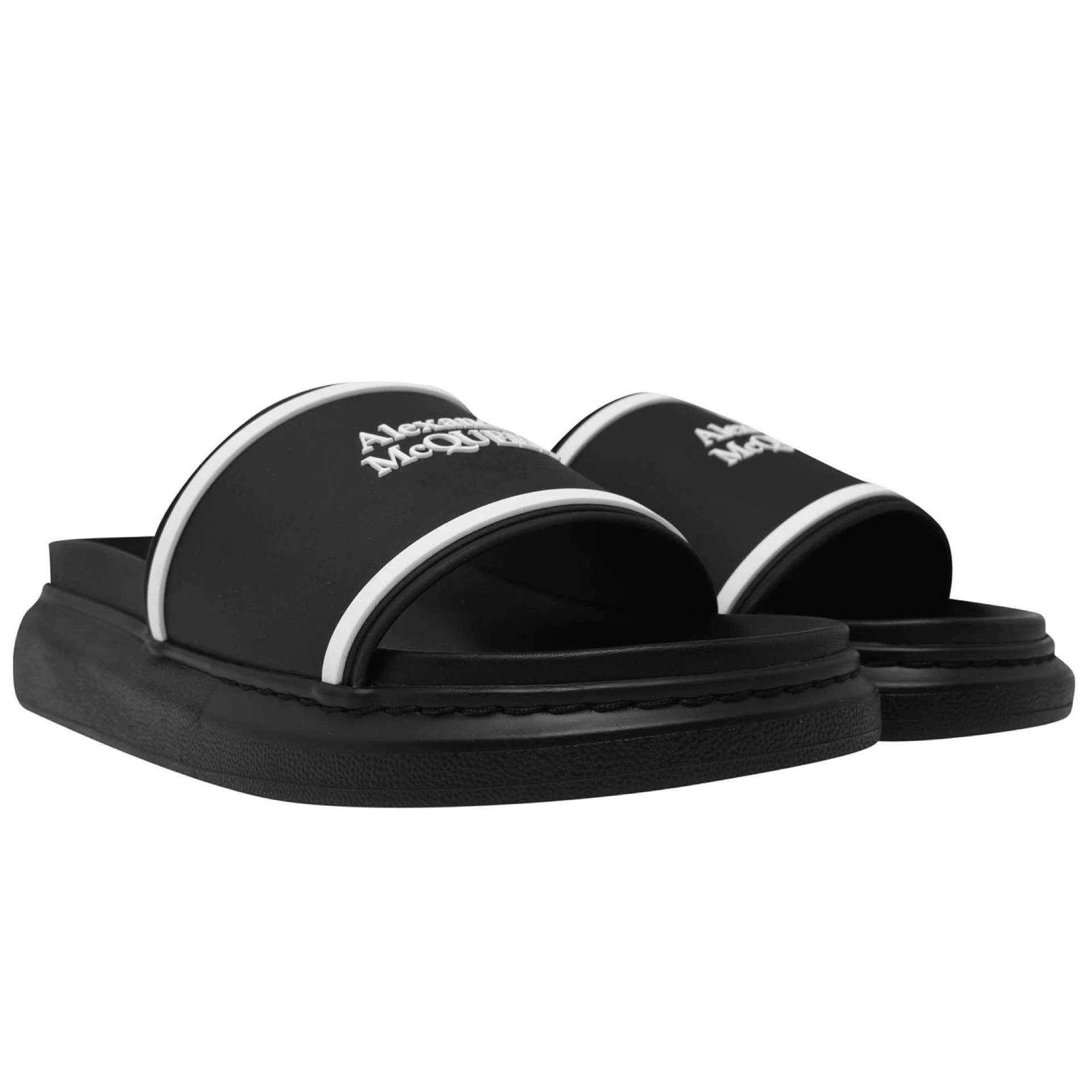 Alexander McQueen Logo Sliders DANYOUNGUK