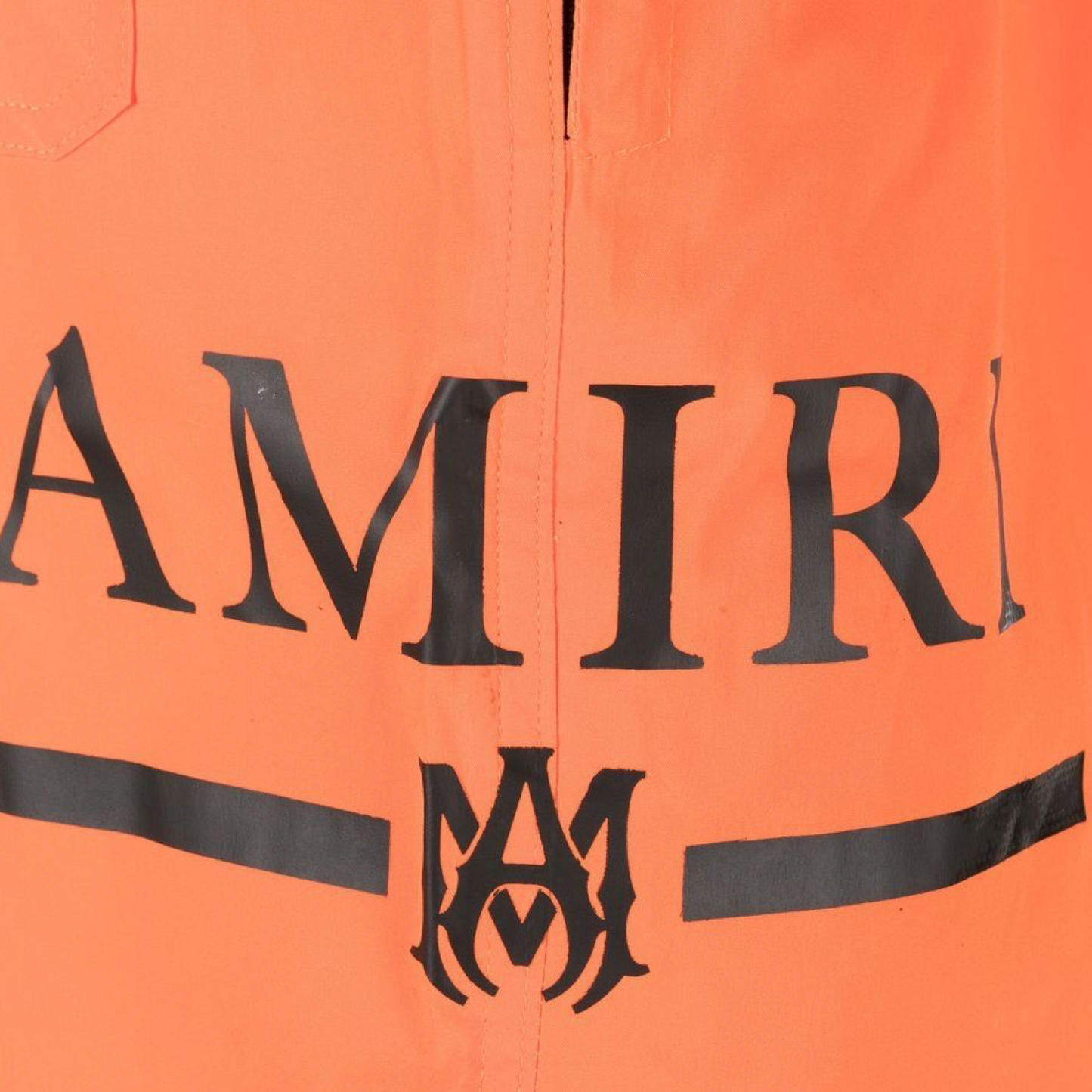 Amiri Orange Logo Swimshorts - DANYOUNGUK