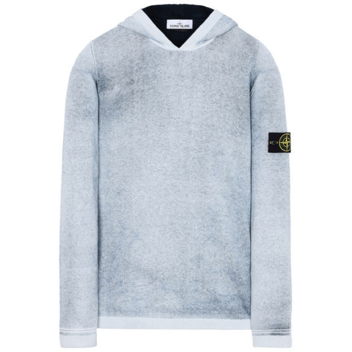 Stone Island Hand Sprayed Knitted Hoodie – DANYOUNGUK