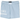 Amiri Baby Blue Logo Swimshorts - DANYOUNGUK