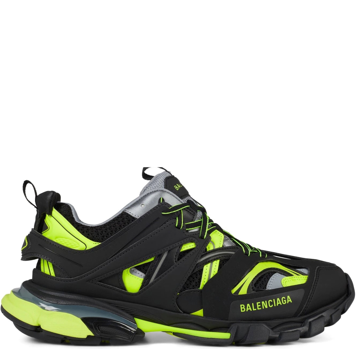 Balenciaga Black & Neon Track Runners – DANYOUNGUK
