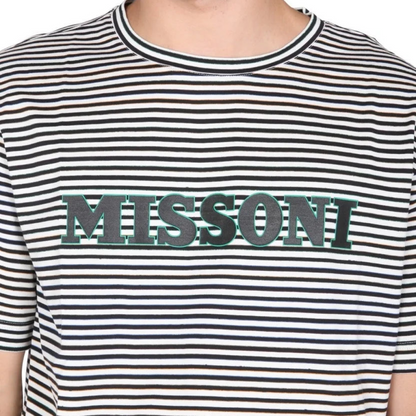 Missoni Stripe Logo T-Shirt - DANYOUNGUK
