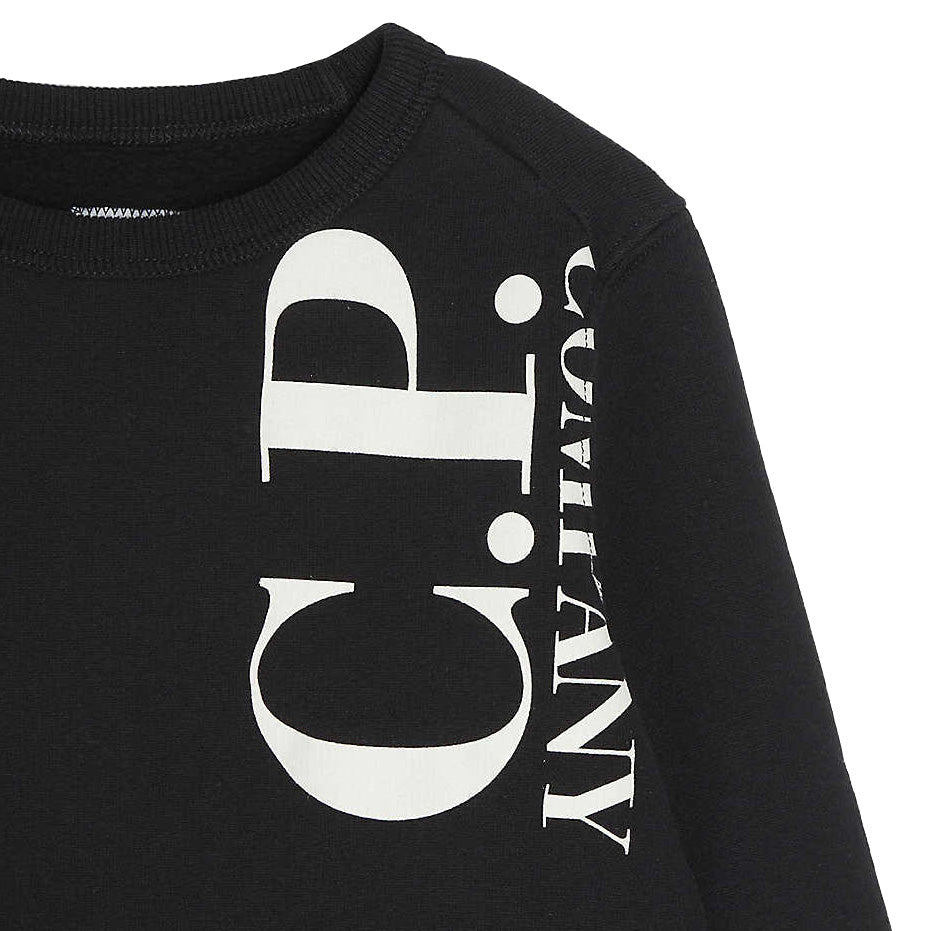 Kids CP Company Black Logo Sweatshirt Kids Sweatshirt CP Company 