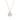 Michael Kors Rose Gold Plated Mother Of Pearl Logo Pendant Necklaces Michael Kors