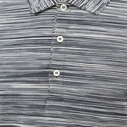Missoni Black Classic Stripe Polo T-Shirt Missoni 